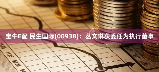 宝牛E配 民生国际(00938)：丛文琳获委任为执行董事
